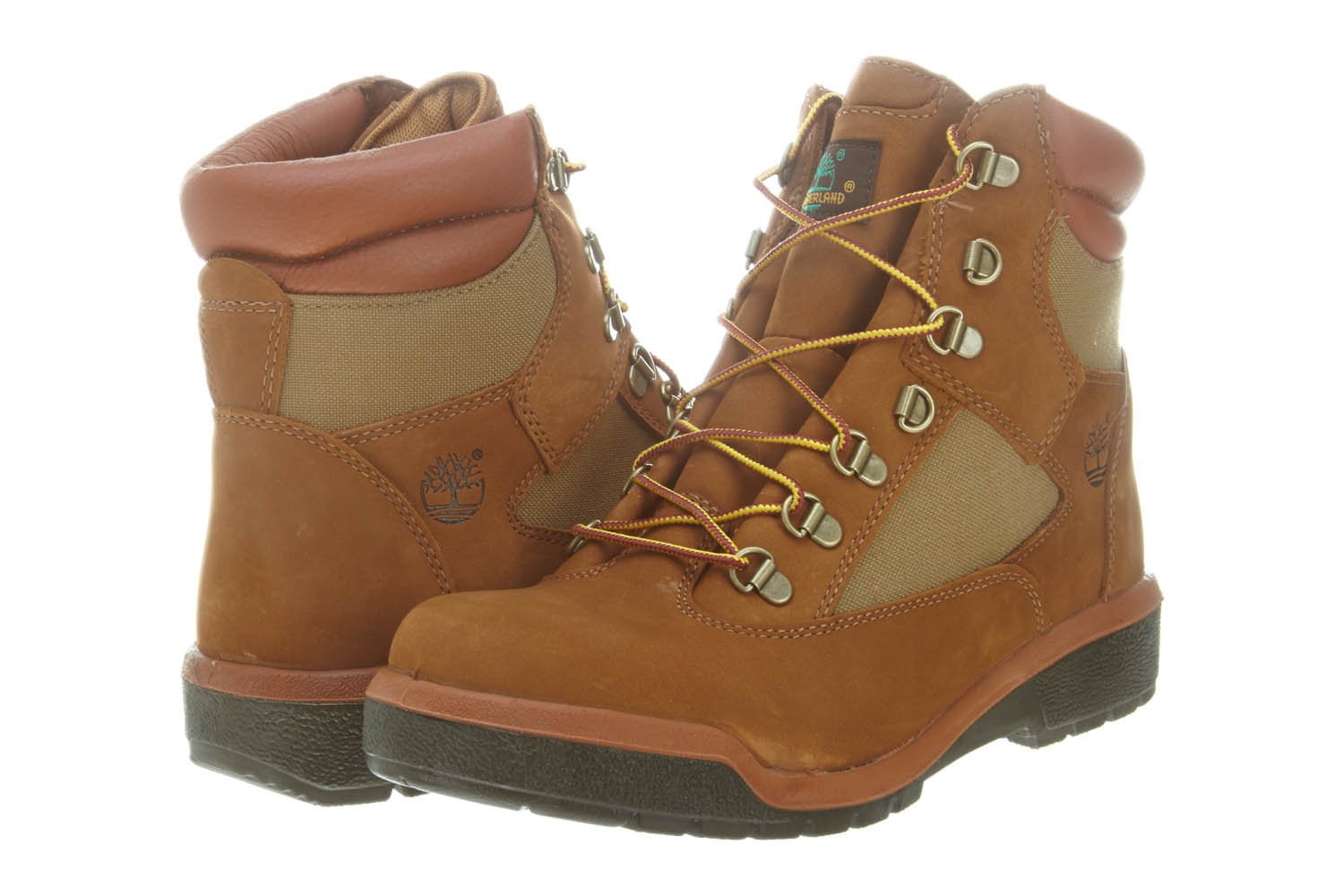 Timberland Mens Icon 6" Field Boot Sesame Chicken Nubuck Majority Leather with Textile 8W