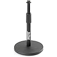 On-Stage Stands DS7200B Adjustable Desk Microphone Stand, Black