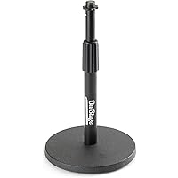 On-Stage Stands DS7200B Adjustable Desk Microphone Stand, Black
