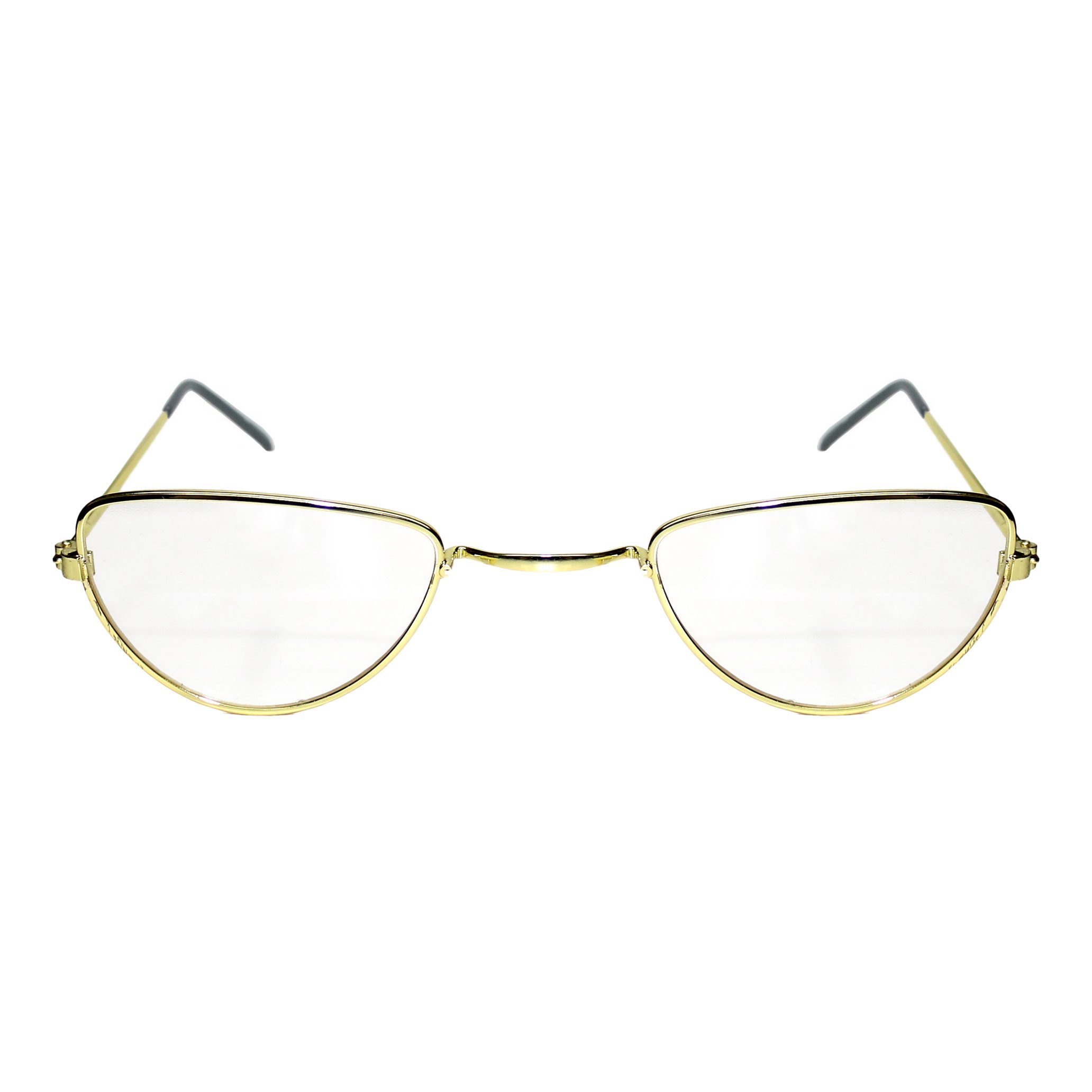 Robelli Fancy Dress Glasses (WORLD BOOK DAY) (Gold Half-Moon)