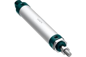 VIILOCK Pneumatic Air Cylinder 25mm Bore 100mm Stroke, Mini Air Cylinder Single Rod Double Action MAL 25 X 100