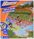 BANZAI Triple Racer Water 16 Feet Long, Slide