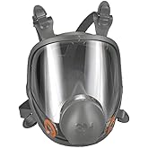 3M 6800 Full Facepiece Reusable Respirator, Medium, Gray