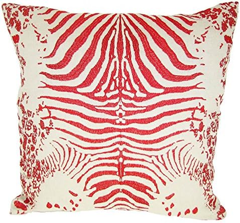 Tiger Red Cotton Linen - 20 x 20 in. Pillow