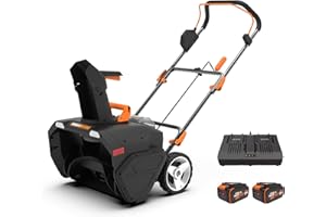 Worx 40V 20" Cordless Snow Blower Power Share with Brushless Motor - WG471 (Batteries & Charger Included)