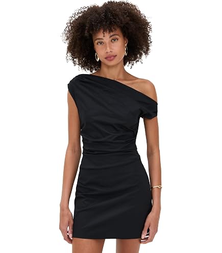 staud mini vincent dress black Women's Dress, Navy, XS at Amazon Women's Clothing store Color:Grey Polka Dot with its square neckline Product Group: 3211 Cute 16th Birthday Dresses