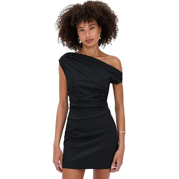 STAUD Women's Rocco Mini Dress, Earth, 0 at Amazon Women's Clothing store
