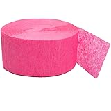 Unique White Crepe Paper Streamer – 81 ft Party Decoration Roll for Weddings, Birthdays, Baby Showers & Christenings, Elegant Hanging, Draping & Twisting Décor for Ceiling, Table & Wall