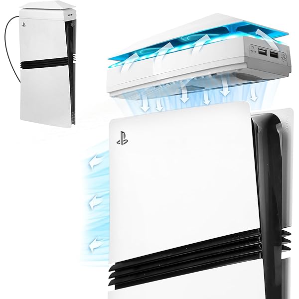 Amazon.com: Raryars Console Cooling Fan for PS5 Slim with Dust