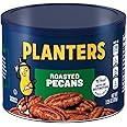 PLANTERS Roasted Pecans, 7.25 oz. Resealable Canister - Salted Pecans - Snacks for Adults - Kids Snacks - Vegan Snacks, Koshe