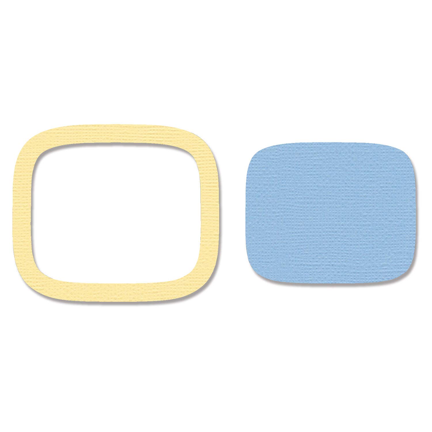 Sizzix Framelits Die Set 2PK, Rounded Square, One Size