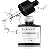 COSRX Retinol 0.5 Oil, Anti-aging Serum with 0.5% Retinoid Treatment for Face, Reduce Wrinkles, Fine Lines, & Signs of Aging,