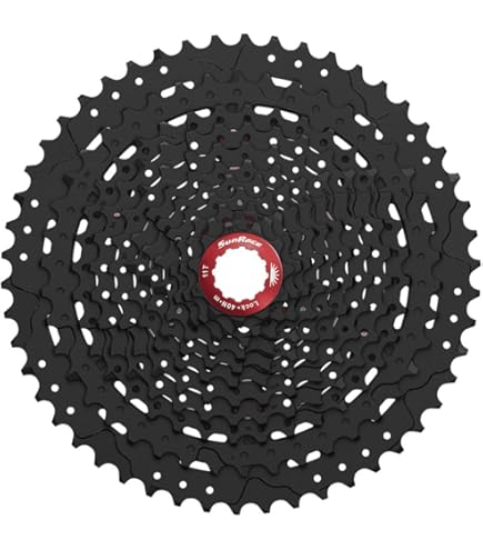 Amazon.com : SunRace M993 Cassette - 9 Speed, 11-46t, ED Black