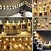 YUNLIN lnc 20 LED Photos Clips String Lights (10ft. Warm White) Battery Operated Fairy String Lights for Bedroom Hanging Photos,