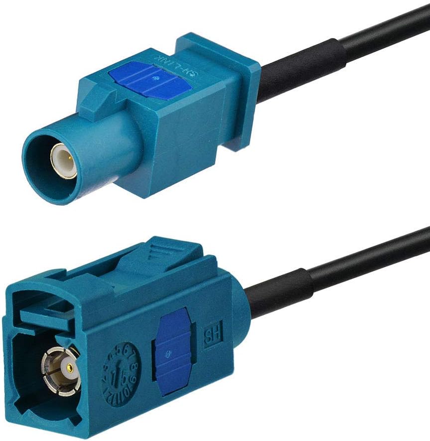 Bingfu Fakra Z Female to Male Vehicle Aerial Antenna Extension Cable 5m for Car Stereo Android Head Unit GPS Navigation FM AM Radio Sirius XM Satellite Radio 4G LTE TEL Telematics Bluetooth Module - Image 3