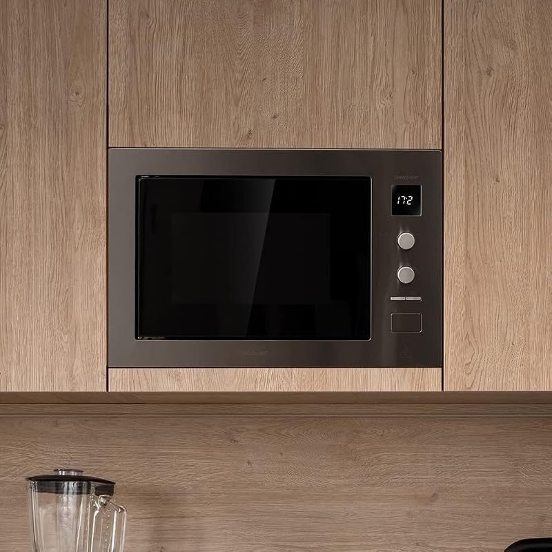 Microonde da Incasso Digitale GrandHeat 2500 Built-In Touch SteelBlack 900 W, da incasso, 25 L, 1000 Watt Grill, 8 funzioni preimpostate, timer, pannello di controllo tattile