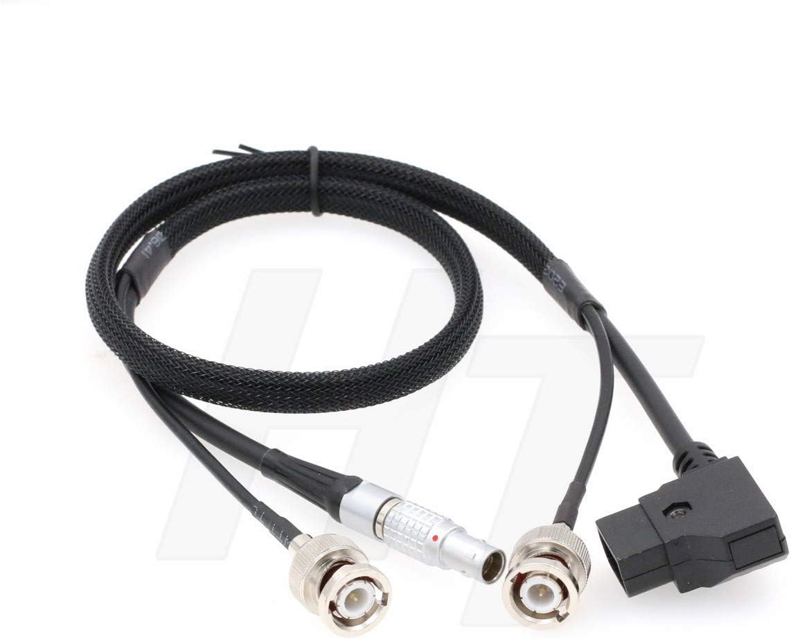 HangTon Teradek Bolt Bond Zacuto Gratical Eye Power SDI Video Cable D-tap 2 Pin BNC, Black - Image 3