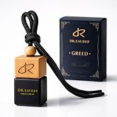 Greed Car Air Freshener, Woody Cologne Car Scent, Car Fragrance | Hanging glass bottle, long-lasting woody cologne scent, rearview mirror hanging, fits cars, trucks and SUVs.