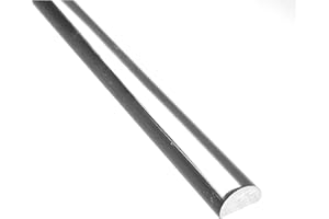 GORDON GLASS CO. 1/2" Wide by 1/4" High - Clear Acrylic Frameless Shower Threshold - 35 in long