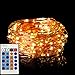Weico LED String Lights 99ft 300 LEDs Dimmable with Remote Control, Copper Wire Starry Lights for DIY Bedroom, Patio, Garden, Gate, Yard, Party, Wedding (Warm White)