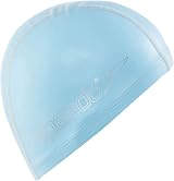 Speedo Unisex Youth Pace Swimming Cap Blue One Size Kids view 5