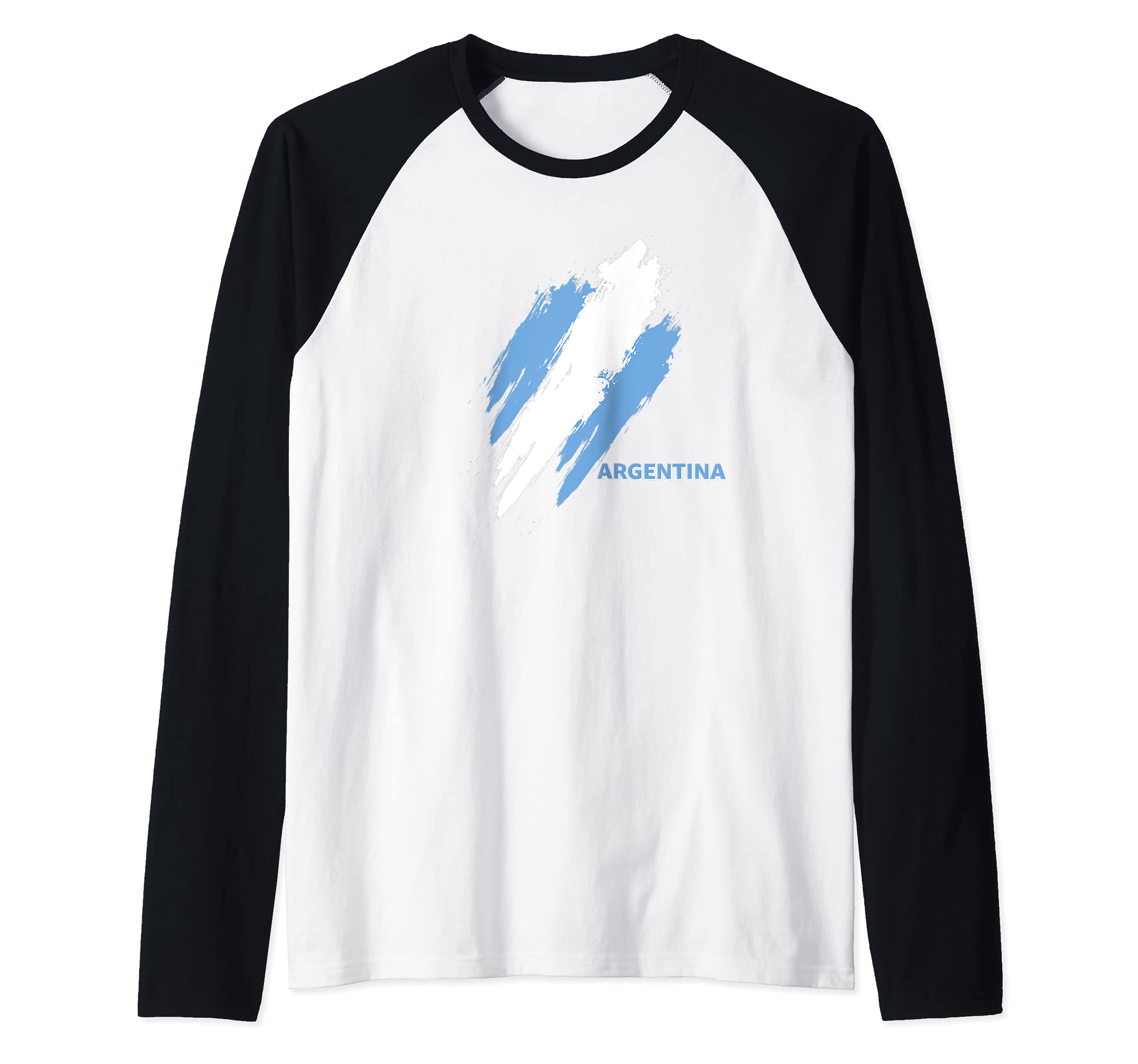 Flag Argentina Raglan Baseball Tee