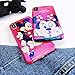 Ultra Slim Fit Shiny Smooth Soft TPU Red Mickey and Minnie Mouse Case for iPhone X iPhoneX Cartoon Sleek Flexible Protective Shockproof Cool Fun Cute Lovely Fashion Bling Gift Girls Teens Kids