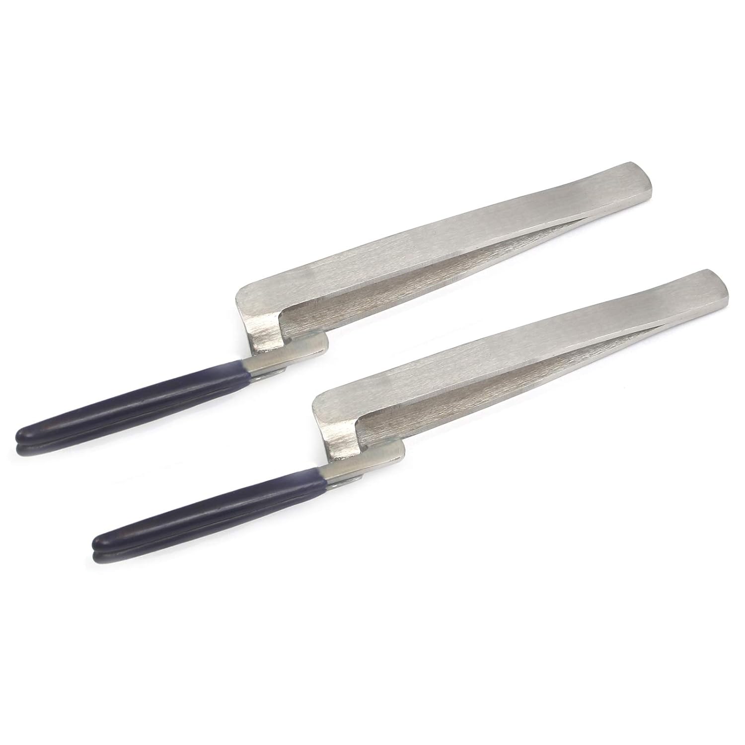 DDP Rubber Tipped Tweezers ARTICULATING Type PVC Coated Tips Cross