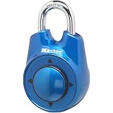 Master Lock 1500iD Set Your Own Directional Combination Padlock, Blue