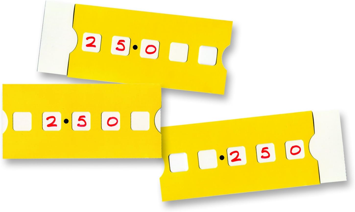 Eduk8 Worldwide, Pupils Decimal Sliding Lines, Pack of 30