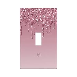 Pink Light Switch Cover Decorative Single Toggle 1