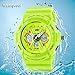 Boys Watch, Sports Watches, LED Analog Digital Display Watches Sport Waterproof for Boy Girls Kids Green