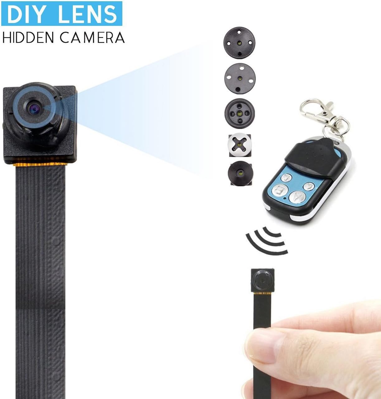 Brick House Security Portable Full HD 1080P DVR Video Recorder Motion Activated Mini Spy Hidden Camera With Remote Controller