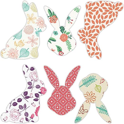 Justdolife Etiqueta De La Pared Del Partido Conejo Huevo De Pascua