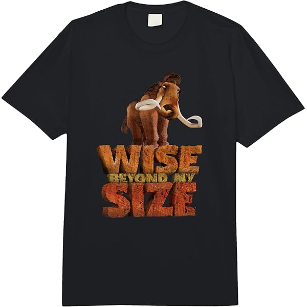 Amazon.com: Ice Age Manny Mammoth Wise Beyond My Size T-Shirt