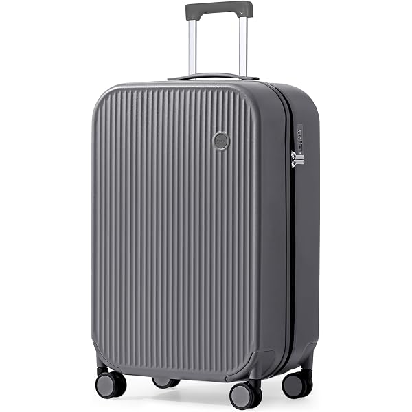 Amazon.com | mixi Checked Luggage with Cup Phone Holder Hard Shell