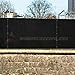 Windscreen4less Privacy Fence Screen 5' x 50' Heavy Duty Windscreen Fencing Mesh Fabric Shade Net Cover for Outdoor Wall Garden Yard Pool Deck, Black