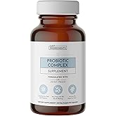 JUST INGREDIENTS Probiotic Complex - 60 Capsules, 5 Billion CFU, Prebiotics, Gut Health Support