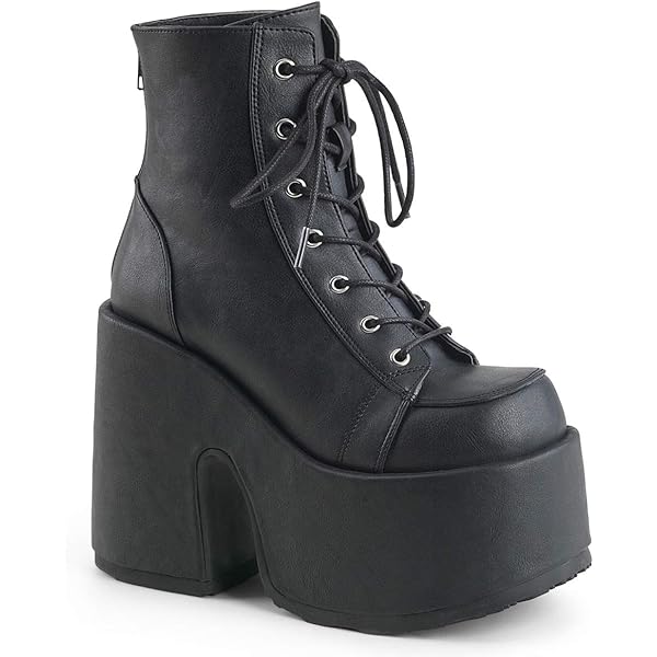 Amazon.com | Demonia Women's CAMEL-203 Boot, black patent, 6 M US