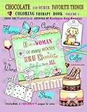 Chocolate and Other Favorite Things Coloring Therapy Book: Adult Coloring Book (Volume 1) by Barbara Ann Kenney