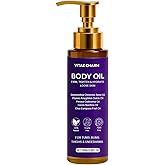 Zotreval Vitae Charm Body Oil, Luxury Body Oil for Crepe Skin, Firming Tightening & Hydrating Body Serum with Vitamin E and Sweet Almond Oil, Smooths Skin for Women