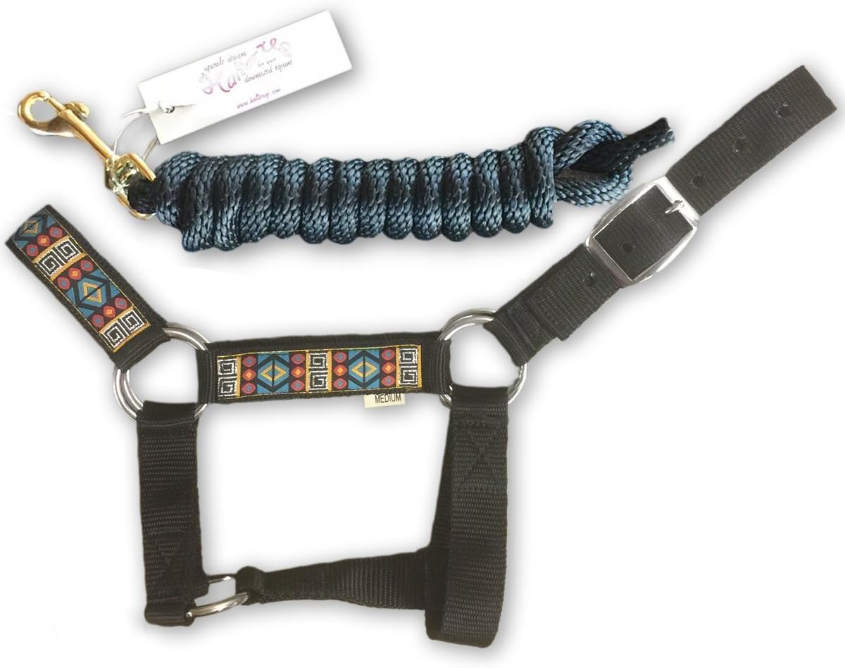 HalterUp Cute and Stylish Miniature Donkey Halters and Lead