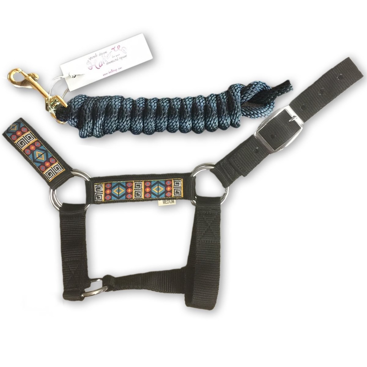 HalterUp Cute and Stylish Miniature Horse Halters and Lead Ropes (2