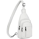 MASINTOR Sling Bag for Women - Crossbody Bags Fanny Pack with Vegan Leather - Adjustable Sling Backack for Travel