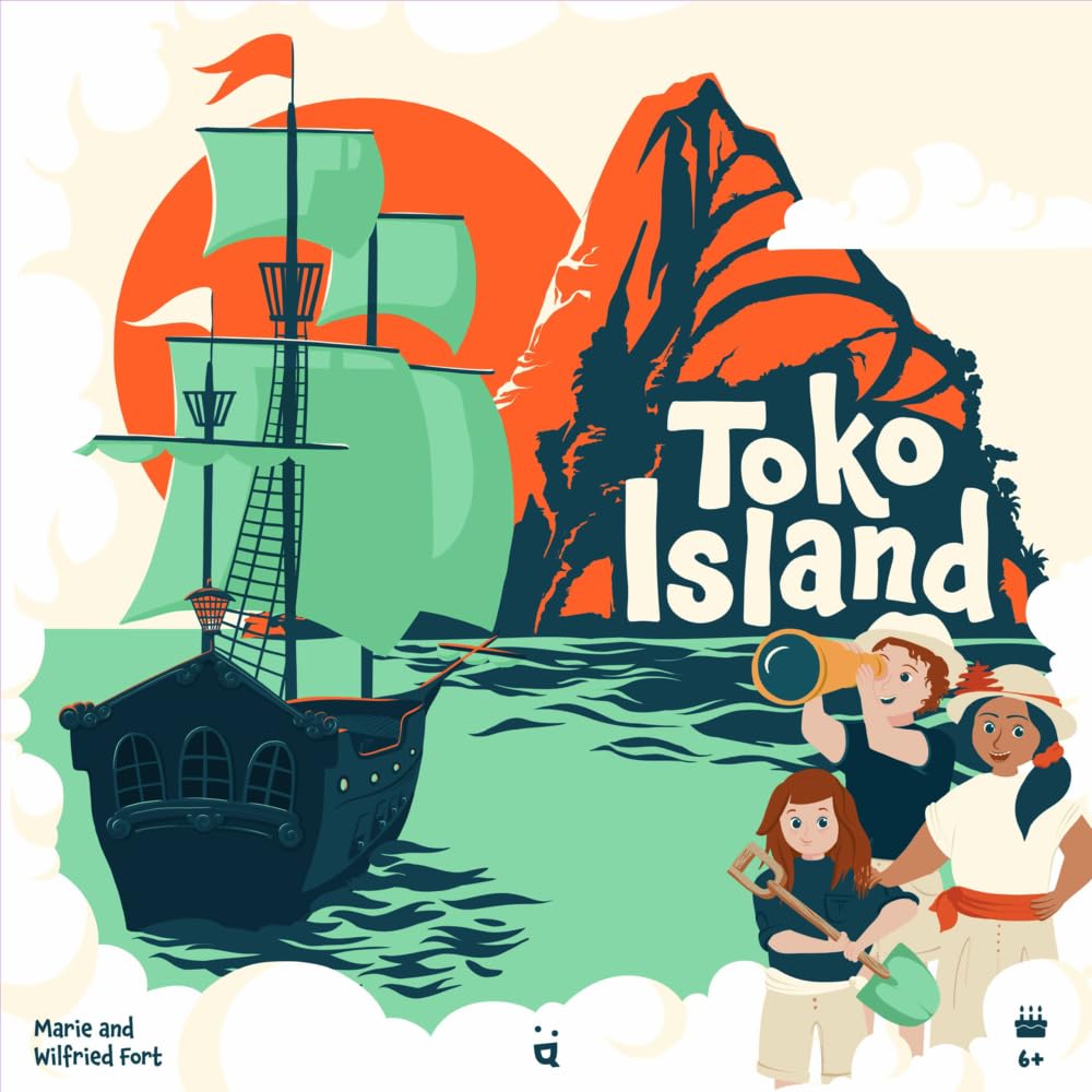 Helvetiq | Toko Island | Family Board Game | Ages 6+ | 1-4 Players | 15 - 30 Minutes Playing Time