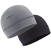 OutdoorEssentials Skull Cap Helmet Liner - Thermal Fleece for Cycling Gear - Stretch Fit Mens Beanie - Lightweight Skull Caps