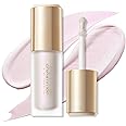 FOCALLURE Shimmer Liquid Highlighter, Smooth Cream Formula and Non-greasy Finish,Delivers a Natural Glow, Long Lasting Illuminator Highlighter Face Enhancing Makeup,Violet Ray