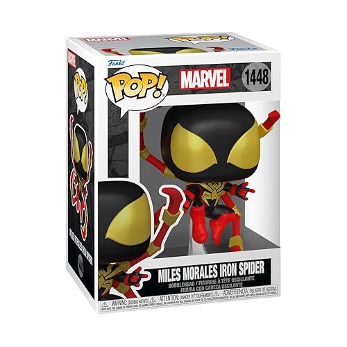 Funko Pop! Marvel SP Comics - Miles Morales Iron Spider is - 1/6 Quote For Rare Chase Variant - Marvel Comics Vinyl Collectible Figure - Gift Idea - Official Merchandise