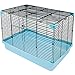 Niteangel Small Animal Habitat, Hamster Cage Blue and Black