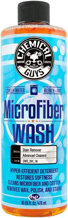 Chemical Guys CWS_201_16 Microfiber Wash Cleaning Detergent Concentrate (16 oz),orange: Automotive